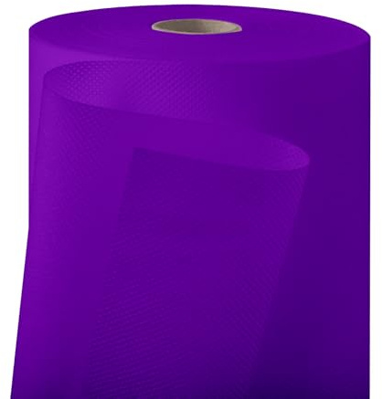 Longing Home Tischdeckenrolle, 1.1 × 30M, Lila | Stoffähnliche Tischdecke Rolle aus Vlies – für Geburtstag, Party, Vereinsfeier, Hochzeit, Jugendweihe, Taufe & festliche Deko
