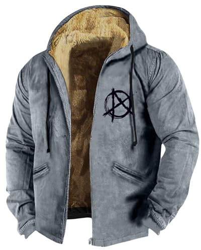 FeiBeauty College Jacke Teddyfleece Herren Teddy - Mantel Sweatjacke Ohne Kapuze Regenjacke Strickmantel Mit Leichte Windjacke Warnjacke
