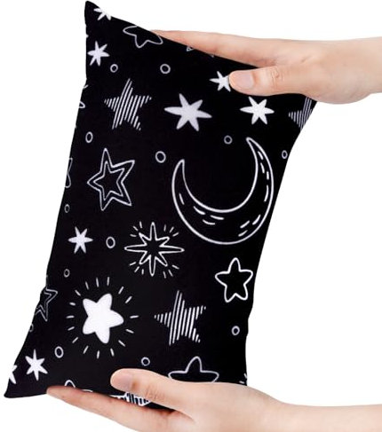 Winmany Kleines Kissen 28x18 cm abnehmbar waschbar Bedruckt Mini-Kissen für Baby Kleinkinder Haustiere Reisen Nacken Lenden und Kniestütze