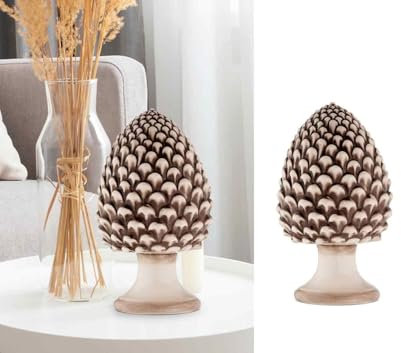 Pichet de pin décoratif en céramique style sicilien gdm (ANTIQUE, H 25 CM 24002PA)