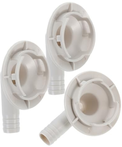 DIYEAH 3 Piezas - Accesorios Para Aire Acondicionado Conector De Drenaje De Condensado Codo De Repuesto Manguera De Drenaje De Aire Acondicionado De Ventana Abs Gris