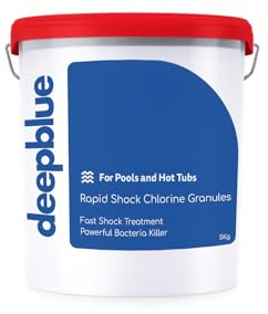 Deep Blue RAPID Shock Chlorine Granules, Fast-Dissolving Treatment for Hot Tubs and Swimming Pools (5Kg)