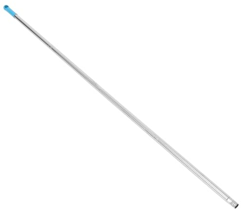Sosoport Metal Broom Handle Replacement 137cm Long Extended Broom Rod Grip for Floor Cleaning and Sweeping Sturdy Mop Handle Grip Random Color