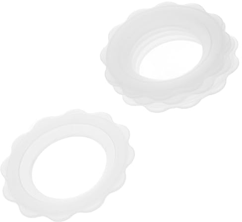 Toddmomy 5 pièces Protection Mamelons Silicone Antidérapante et Résistante Transpiration Anneaux de Protection Réutilisables pour Allaitement Confort été Lot
