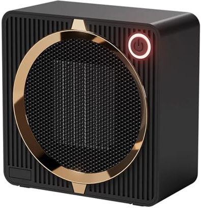 Heater, Calentador Eléctrico Portátil - Soplador De Aire Caliente Inteligente Con Calefacción Cerámica PTC ', Imprescindible Para El Invierno,para invierno(Black)