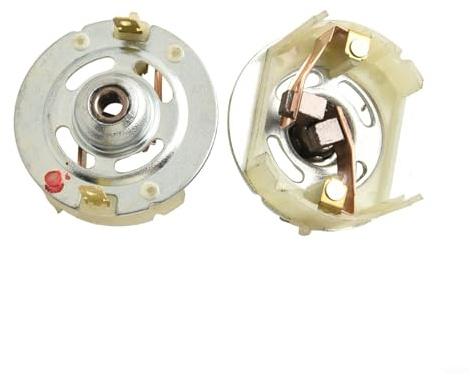 Juego de 5 soportes de escobillas de carbón para RS-775 / RS-750 / para motores de taladro eléctrico RS-755, piezas de repuesto de conmutación de cepillo de 12-24 V, 40x40x
