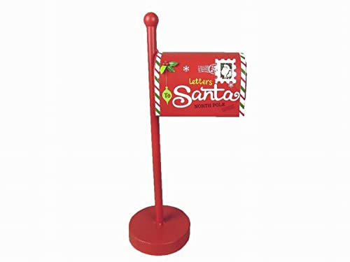 Buzón de navidad tipo Americano decoración Navidad 23 x 12 x 43 cm