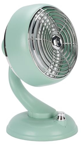 ZJchao Ventilador Oscilante Antiguo USB USB Recargable Fan de Escritorio Tranquilo para la Oficina
