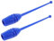 UKCOCO 2 Pezzi bastoncini da aerobica per girare da ginnastica da ballo Forniture per barre ginniche attrezzature per l'allenamento ginnico attrezzi da ginnastica plastica Blu