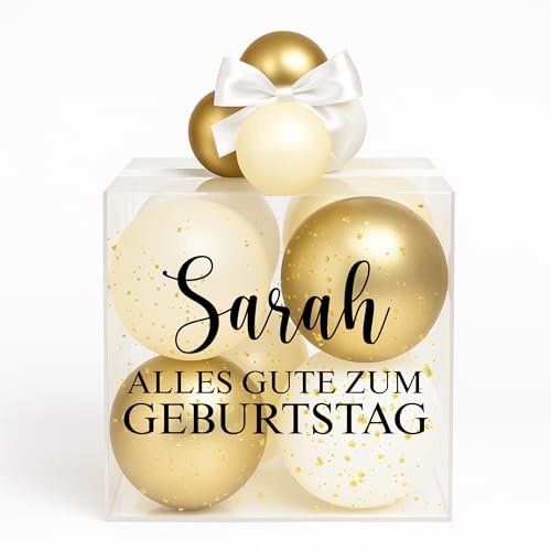 Wonderful Party - Bubble Fabrik - Personalisierte Ballon- Box, Kreative Geschenkidee, Geldgeschenk Verpackung, Hochzeit, Hochzeitsgeschenk, DIY- Idee, Bubble Box