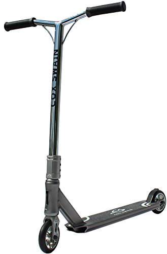 Cox Swain Stunt Scooter Z-620 mit 110mm Rollen - ABEC9 Lager- ALU Kern Rollen Super Heavy Quality!, Colour: Dark Grey