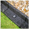 EcoShape FlexiBorder - das Flexible Rasenkantensystem (2 x 1 Meter, Schwarz)
