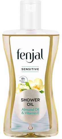 Fenjal Sensitive Shower Oil, Lightly Foaming Milk, Smooth & Hydrating, 225 ml