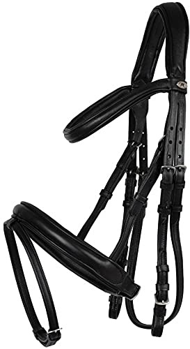 Marengos - Trensenzaum Soft Comfort – Schwarz | Zaumzeug für Pferde – Trense