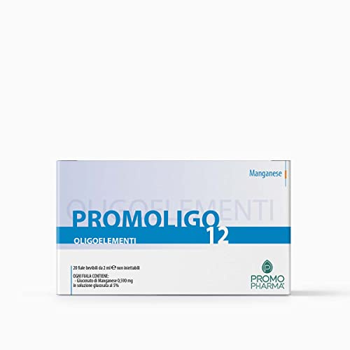 Promo Pharma – Promoligo Oligoelementos de 20 ampollas de 2 ml (12 Manganeso)