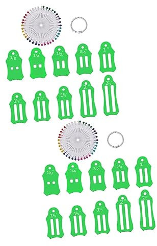 EXCEART 2 Sets Stoffbandformer Schrägbandformer Quilting-Werkzeuge Nähzubehör Aus Kunststoff Und Metall Für Eine Einfache Verwendung