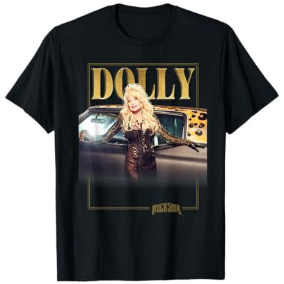 Dolly Parton Rockstar Doré T-Shirt