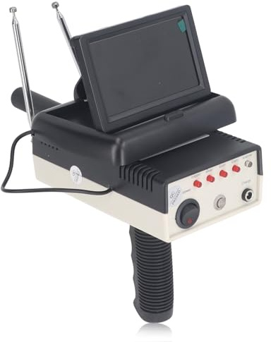 Détecteur de Métaux, Portée 1500 M, Profondeur 30 M, Scanner de Métaux Souterrain Professionnel, Localisateur de Diamants en Cuivre, Argent, Or, Haute Précision avec 3 Antennes