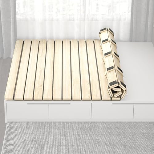 Robuste Holz-Lattenroste, Doppelbett, Queen-Size-Stützbrett, Ersatz für Wohnmobil, horizontal, rutschfest, faltbar, Plattform, 100 x 190 cm
