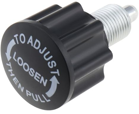 SG Store Lot de 4 Boutons à Ressort de Traction M16 pour Vélo d'exercice pour Fitness en Salle Réglage de La Hauteur du Vélo D'intérieur 6,5 X 3,6 X 0,8 Cm Noir