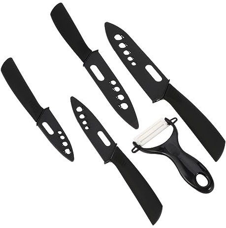 TOPBATHY Coltelli da Cucina in Ceramica con Pelapatate Coltelli in Ceramica e Pelapatate di