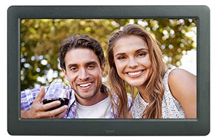 Digitaler Bilderrahmen,8.2 Zoll Digitaler Bilderrahmen-1280 x 800 IPS Bildschirm Foto-Video-Player mit Fernbedienung/Kalender/Uhr Unterstützung für USB-Laufwerk und SD-Karte