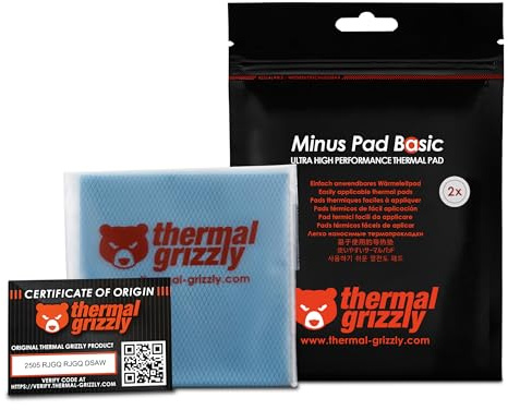 Thermal Grizzly Minus Pad Basic 2 Pack- 100 x 100 x 0.5 mm