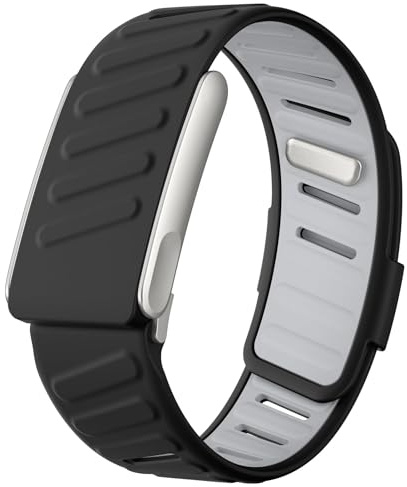 omee Silicone Sport Band Compatible with Whoop 5.0 Band Strap Men Women, Breathable Sport Adjustable Waterproof Replacement Wristbands Straps for Whoop 5.0 Silicone Bands