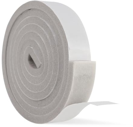 RoxNvm Ruban mousse d'Étanchéité, Rouleaux Bande d'Étanchéité en Mousse, de Ruban d'Étanchéité en Mousse, Bande de Joint d'Isolation Phonique, Coupe-Froid, Anti-Collision,Antichoc(10mmx30mmx2m)