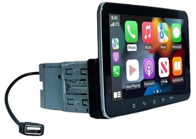 système de Navigation Autoradio Simple DIN Android Auto avec écran Tactile 7 Pouces, Bluetooth, Lecteur MP5 et Radio FM (sans DVD)