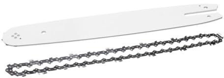 Barra guida per motosega da 14 pollici con catena per sega 3/8 LP 50 sezione compatibile con Steele 018 MS180 MS181(with 1 Saw chain)