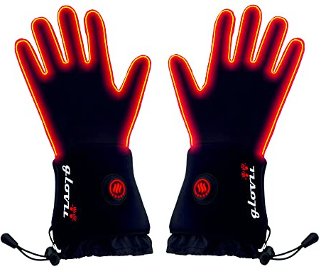 Glovii Akku Beheizte Thermoaktive Universalhandschuhe mit Wasserdichtem Bezug