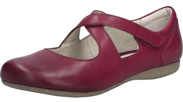 Josef Seibel Damen Klassische Ballerinas Fiona 72,Weite G (Normal),Sommerschuhe,Ballerina-Schuhe,Ballett-Schuhe,flach,Berry,38 EU