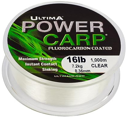 Ultima Power Carp Karpfen-Hauptlinie, Crystal, 16lb