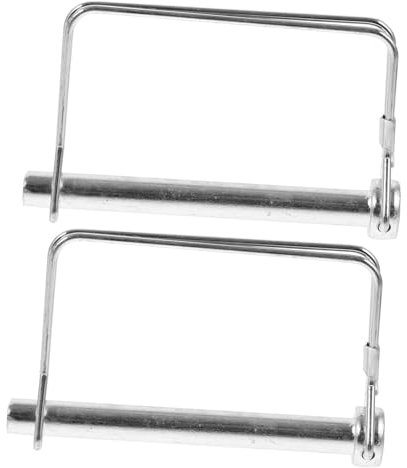 PACKOVE Haken 2St Anhänger Zubehör Trail Gator ersatzteile anhänger ersatzteile verriegelung Verriegelungskupplungsstift e quadratischer Anhängerstift