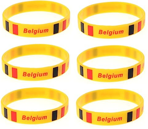 BESPORTBLE 12st Land Armband Silikonarmbänder Fußballarmbänder Handringe Silikonarmband Fußballspielarmbänder Länderarmband Hand Armband Land Armbänder Handgelenkband Mann Deutschland Sport