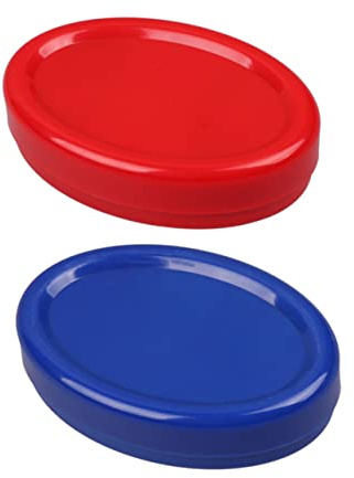 Gogogmee Magnetischer Büroklammerhalter Mittelgröße Kunststoff Blau Aufbewahrungsbox Schreibtisch Organizer für Büro und Schule