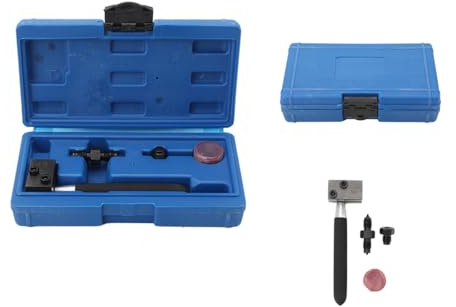 ATEdata Bremsleitung Bördelgerät, 4-TLG Universal Bremsleitungs Bördelgerät Satz, SEA 3/16 (4.75mm) Handgeführtes Bremsleitungen Werkzeug für Auto Reparatur der Bördelungen