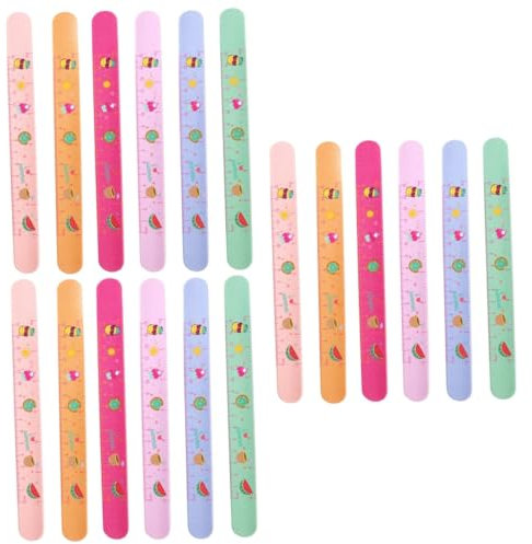 Alasum 18 Stk Kinder Herrscher Kinderarmbänder Kinder-Schnapparmbänder Lineal Armband Kinder Spielzeug armbänder für kinder smaetwatch hand uhr zwillengummi ساعة يد einhandzwinge