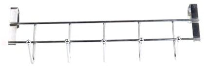 JECOMPRIS Edelstahl Türhaken Robuster Türhaken Für Bad Und Küche Über-tür-haken Mit Breiter Horizontaler Ablage Rostfrei Für Handtücher Und Kleidung