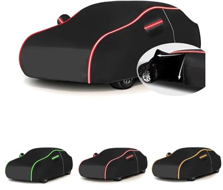 Bache Voiture Exterieur pour Peuge𝙤t Rifter(440.3×184.8×187.4cm),Housse de véhicule Imperméable Respirant Coupe-Vent Anti UV Housse Voiture avec Zip