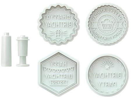 ohodhmnu Cartoon-Plätzchenformen, Oster-Plätzchen-Set, Keksformen, Backzubehör