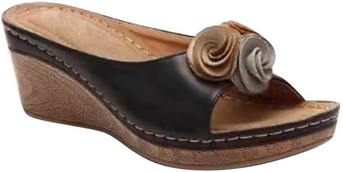 Infradito Donna Estive Con Zeppa Ciabatte Eleganti Comodi Pianta Larga Scarpe Estive Leggeri Aperte Ortopedici Sandali Per Fascite Plantare Pantofole Basse Spiaggia Doccia Ospedale Infradito Sportivi