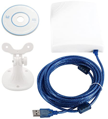 Wrtysully 150Mbps Antena de Alta Ganancia 14DBi Cable de 5M Adaptador USB Inalámbrico Receptor WiFi de Alta Potencia Impermeable de Alcance Al Aire Libre