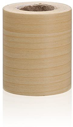 Wasserdichte, selbstklebende PVC-Taillenlinie, Tapete, Holzmaserung, Wandbordüre, Aufkleber, Sockelleiste, Vinyl-Aufkleber, Heimdekoration für Schlafzimmer Wohnzimmer(Beige,5cm x 5m)
