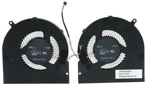 HAOOZAE Ventilateur de Refroidissement pour processeur et Carte Graphique d'ordinateur Portable Razer Blade 15 RZ09 RZ09-02385E92-02386E91 0FKMW000