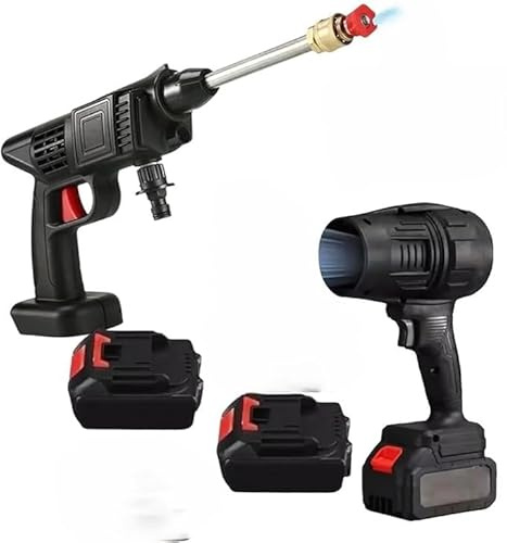 KIT LAVAGGIO PROFESSIONALE 2 IN 1 IDROPULITRICE E SOFFIATORE CON 2 BATTERIE 48V