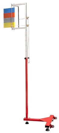 KAIKAFEI Vertikalsprung Höhenmesser Und Sprungmessstab, Freistehender Vertikalsprung Tester Skala, Einfache Montage, Robustes Design Für Schule Gym Training(170-320cm)