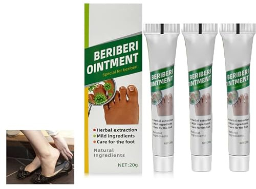 Crema Antifúngica,Cremas Para El Pie De Atleta Contra El Picor,Ingredientes Naturales,Aliviar Las Molestias En Los Pies,20G*3PC