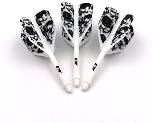 CUESOUL ROST Personalisierte integrierte Dartschäfte & Dart Flight, 3er-Set | Flexibel & langlebig fürs Training, integriertes Design, Klar und rein, Einzigartiges Muster, Exquisit, Farbenfroh, Geschenk